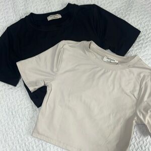 Two-Pack Zenana crop top special!